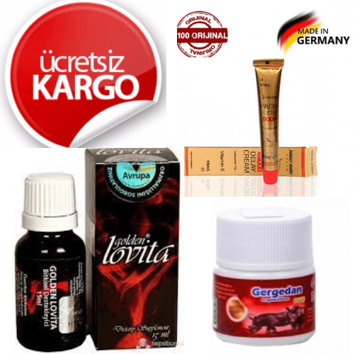 3'Ü BİR ARADA  PAKET 2 - GECİKTİRİCİ KREM-SERTLEŞTİRİCİ TABLET-BAYAN İSTEK ARTIRICI DAMLA